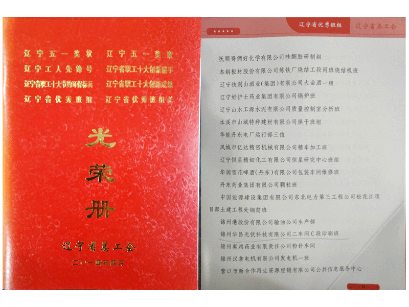 2014 Liaoning Excellent Team