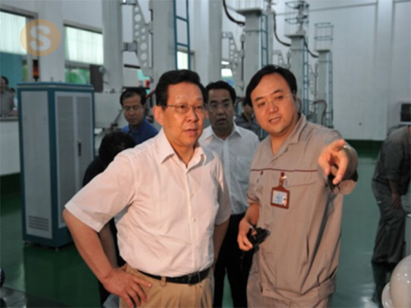 2009年8月4日海峡两岸关系协会会长陈德铭同道（时任国度商务部部长）莅临公司视察