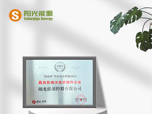 高光时刻 | 贝斯特荣获光能杯“最具影响力光伏组件企业”称号